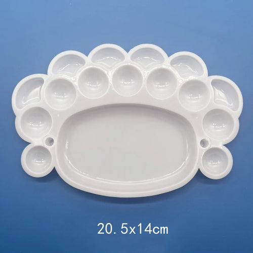 1PC Painting Palette Reusable Clean Easily Plastic Paint Tray Art