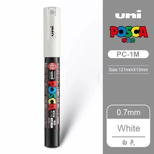 1 PC Japan Uni Posca Paint Marker Pen, PC-3M 0.9-1.3mm Acrylic Marker