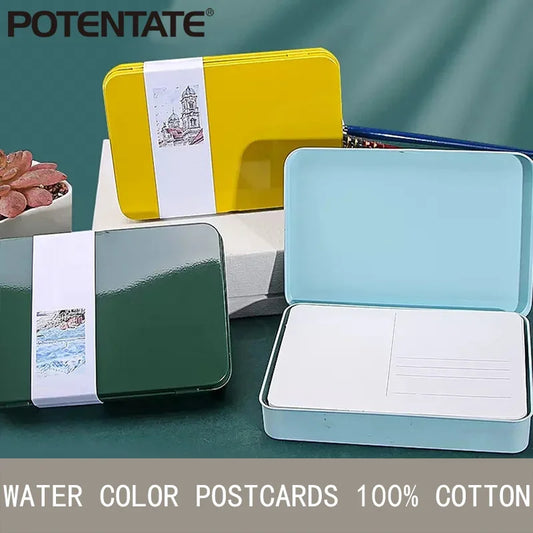POTENTATE Watercolor Book Artist-grade Cotton A6 Rough-grained