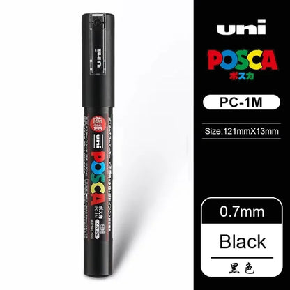 1 PC Japan Uni Posca Paint Marker Pen, PC-3M 0.9-1.3mm Acrylic Marker