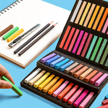 12/24/36/48 Colors Soft Masters Pastel Colored Chalk Square Drawing