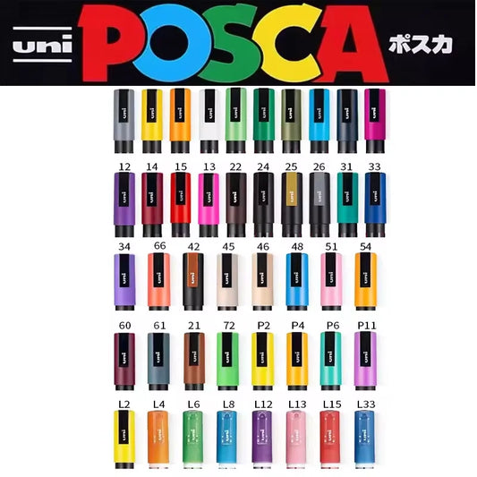1 PC Japan Uni Posca Paint Marker Pen, PC-3M 0.9-1.3mm Acrylic Marker