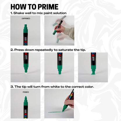 1 PC Japan Uni Posca Paint Marker Pen, PC-3M 0.9-1.3mm Acrylic Marker