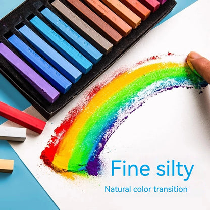 12/24/36/48 Colors Soft Masters Pastel Colored Chalk Square Drawing