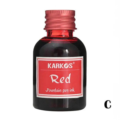 1 Bottle Pure Colorful 20/30ml Fountain Pen Ink Refilling Ink